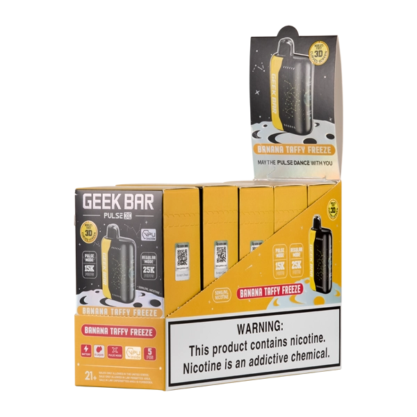 Banana Taffy Freeze Geek Bar Pulse X 25000