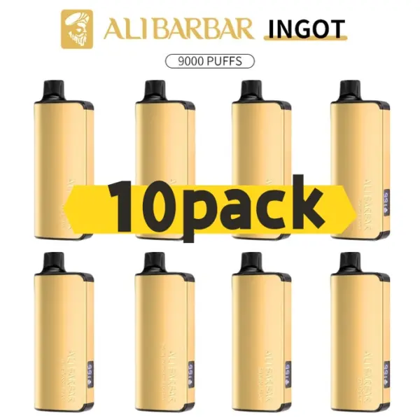 Alibarbar Ingot 9000 puffs-10 pack Multiple flavors