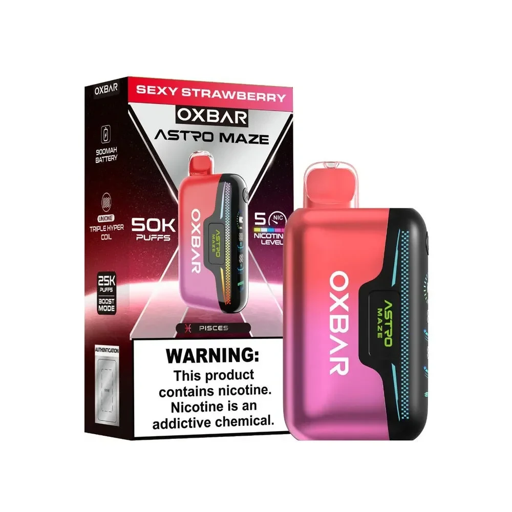 disposable vape store - close-up of a QR code verification label on a disposable vape packaging