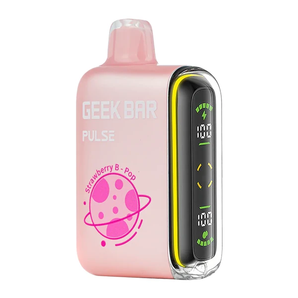 nicotine free geek bar pulse x - Strawberry B-Pop Geek Bar Pulse