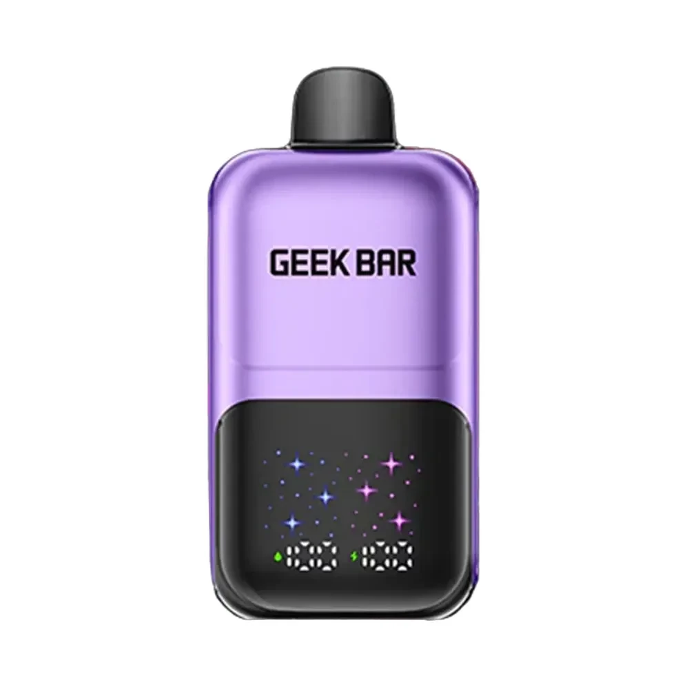A user smiling while using a foger vape battery outdoors