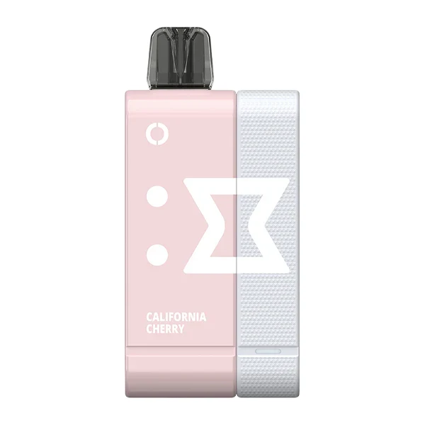 person holding clear elf bar in hand demonstrating unflavored vaping
