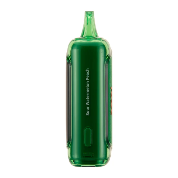 Close-up of a fogger battery vape device showing the modular battery compartment alongside a pod cartridge