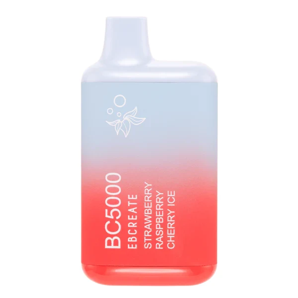 Strawberry Raspberry Cherry Ice BC5000 luffbar heart vape