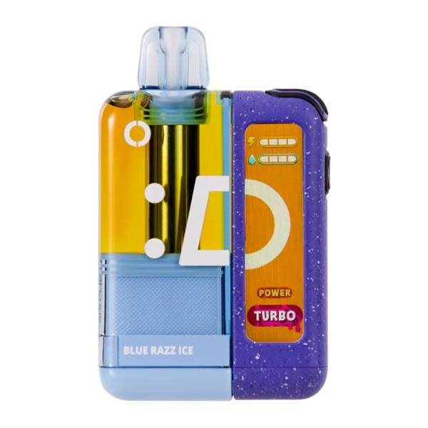Blue Razz Ice off stamp crystal cube battery pack
