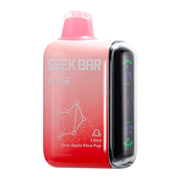 OMG Bpop Geek Bar flavor Sour Apple B-Burst device
