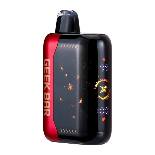 strawberry jam pulse x Geek Bar Pulse X 25K Jam Edition device close-up